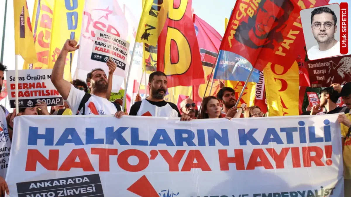 İstanbul'da NATO protestosu sonrası grup AKM'den Dolmabahçe'ye yürüdü