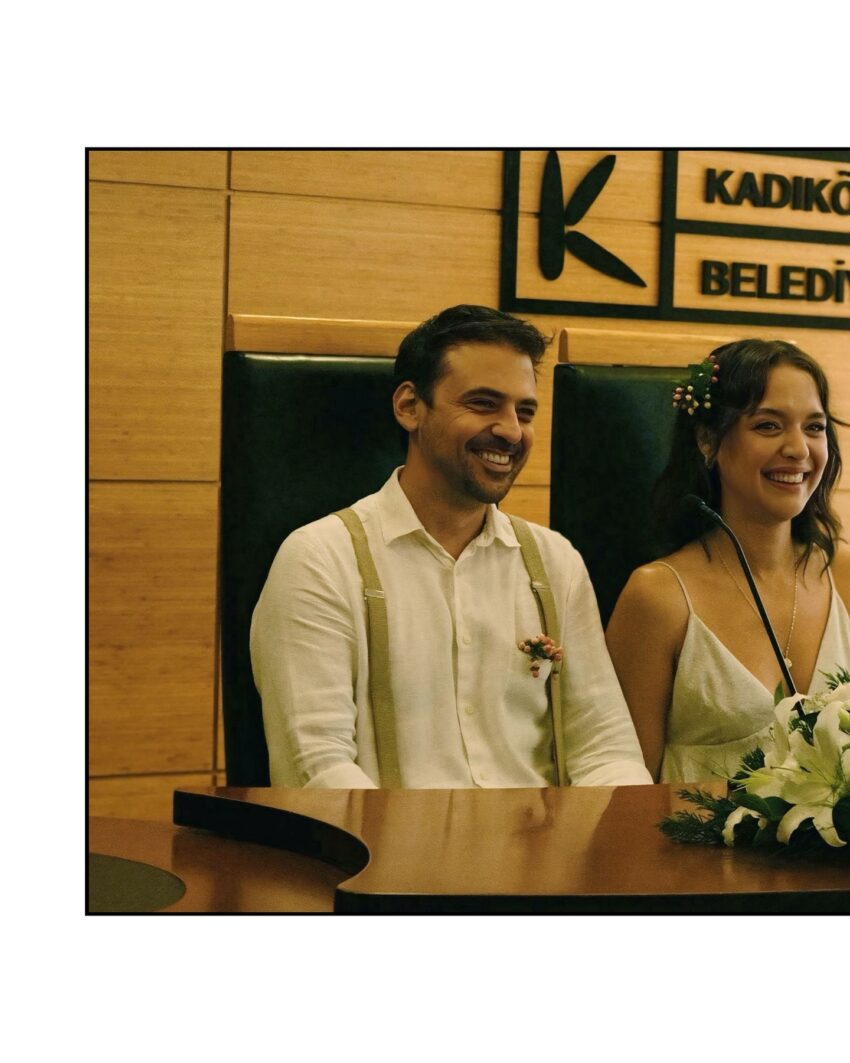 Seda Türkmen ve Ilgaz Giritlioğlu Kadıköy'de Aşklarını Resmileştirdi