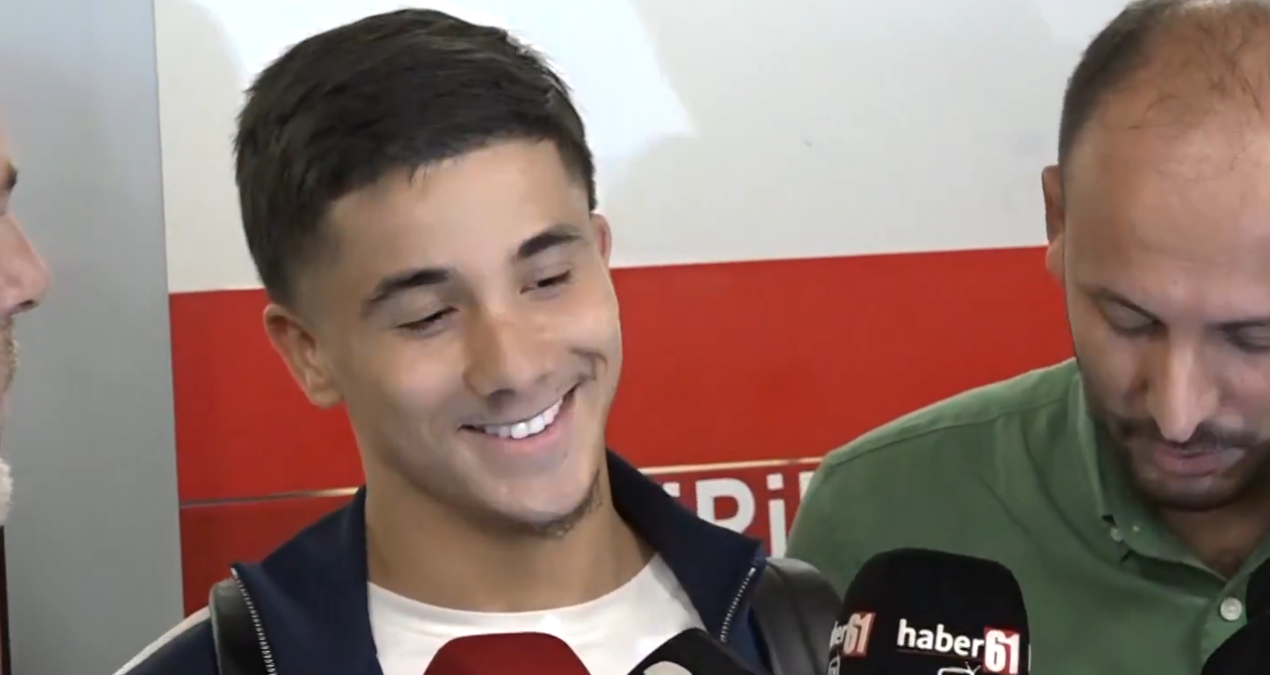 Trabzonspor'un Yeni Transferi Benjamin Bouchouari Trabzon'a Geldi