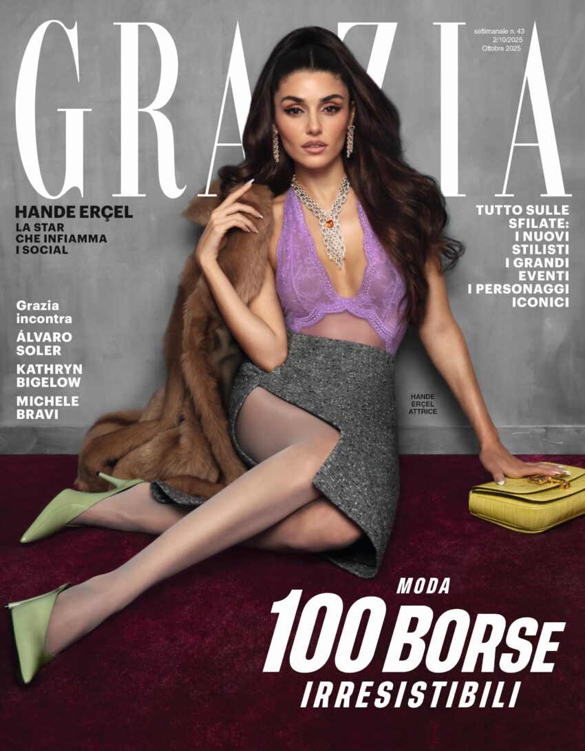 Hande Erçel, İtalyan Grazia’ya kapak olan ilk Türk: Paris etkisi