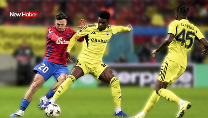 Fenerbahçe deplasmanda FCSB ile 1-1 berabere kaldı