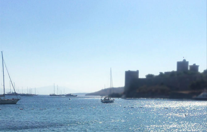 Bünyamin Pehlivan'ın objektifinden Bodrum manzarası.