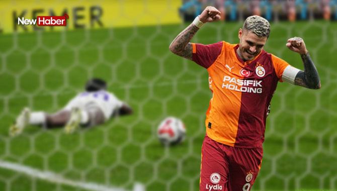 Icardi'den hat-trick, Galatasaray'dan gol şov: 5-1