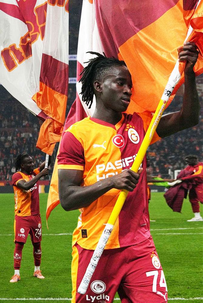Galatasaray'ın yeni transferi Renato Nhaga ilk maçına çıktı.
