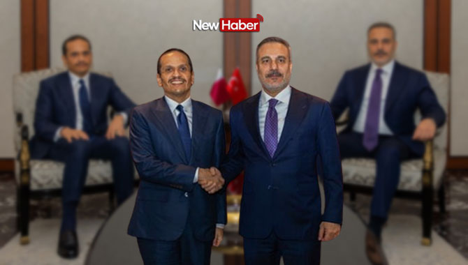 Bakan Fidan, Katar Başbakanı Al Thani ile Ankara'da görüştü