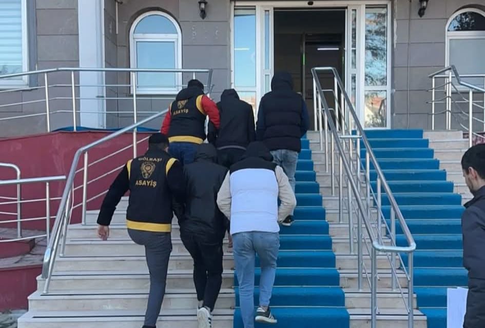 Adıyaman'da Hırsızlık Operasyonu: 4 Şüpheli Tutuklandı