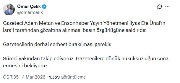 İsrail'de Türk Gazetecilere Gözaltı Uygulandı