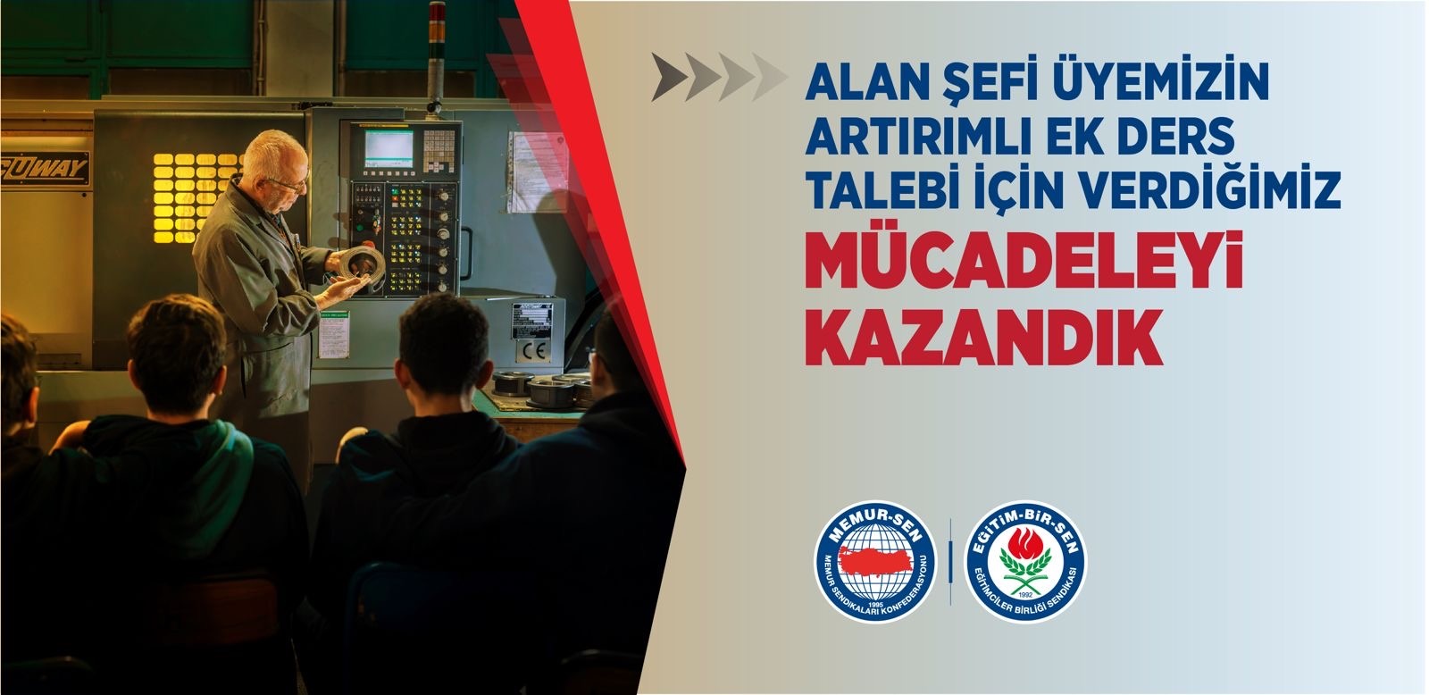 Eğitim-Bir-Sen'den Önemli Mahkeme Kararı: Alan Şefi Öğretmenlerin Ek Ders Ücretleri Artırılacak