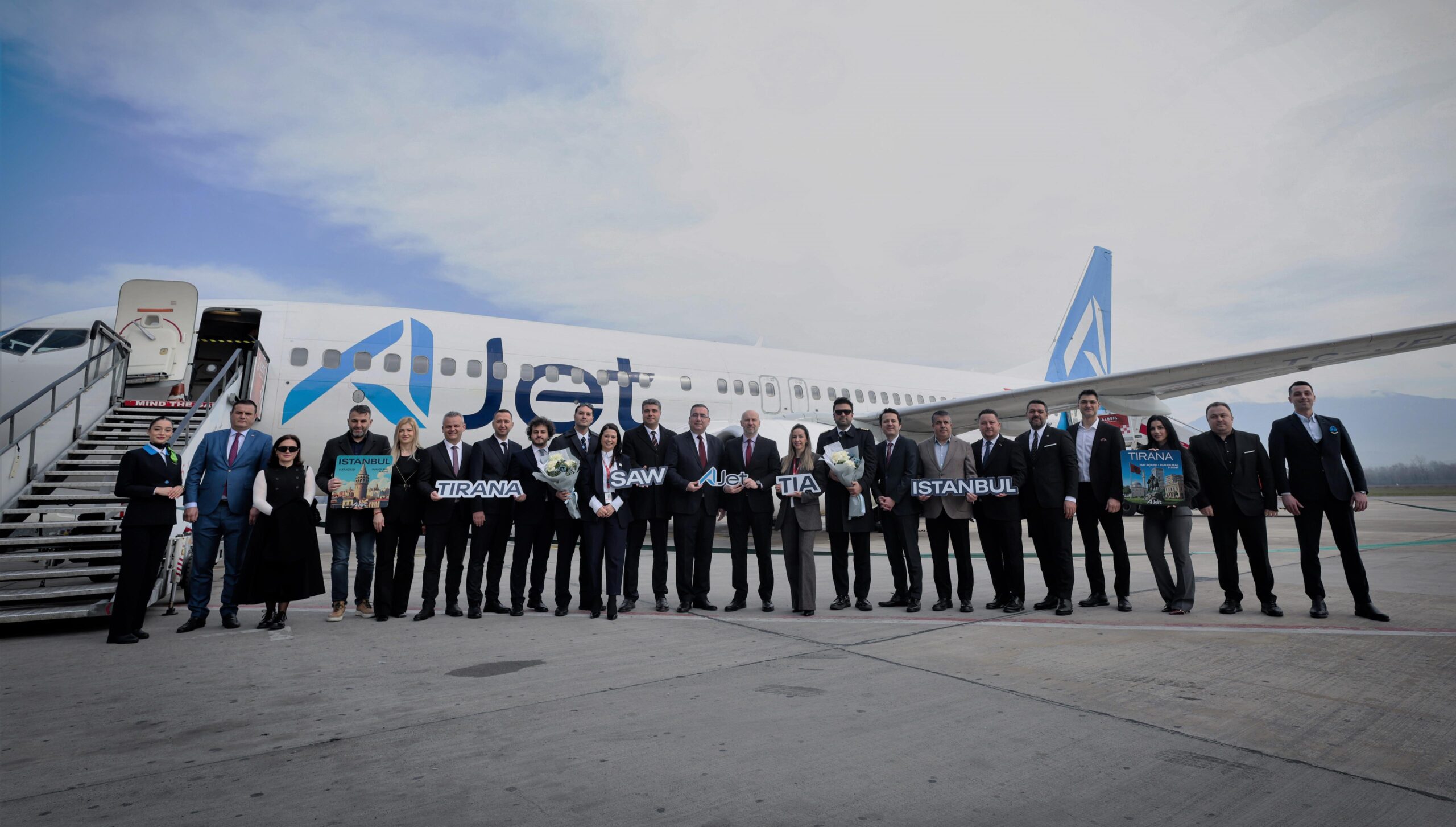 AJet, İstanbul ve Ankara'dan Tiran'a Uçuş Seferleri Başlattı