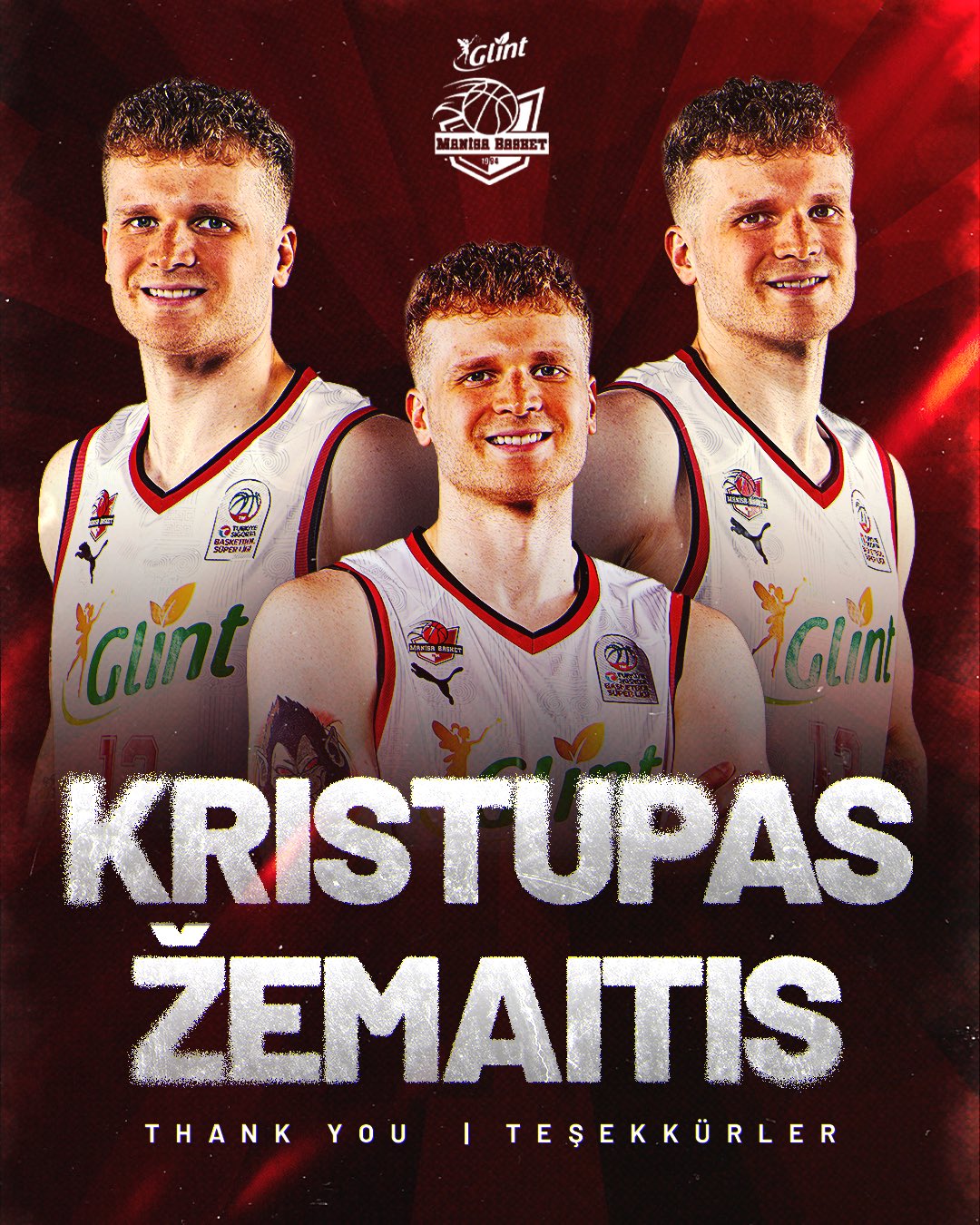Kristupas Zemaitis, Manisa Basket'ten İtalya'ya Transfer Oldu