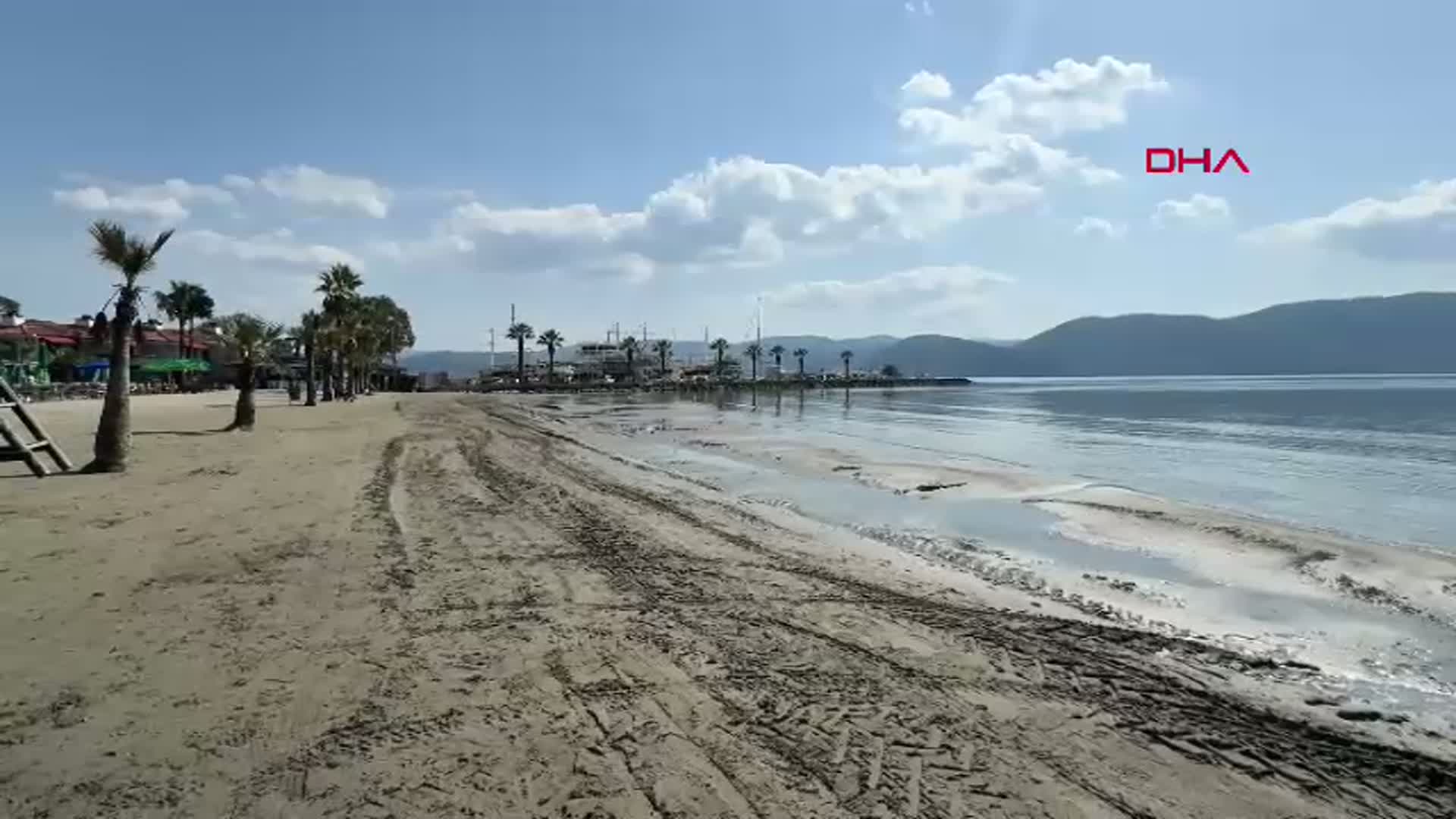 Akyaka'da Deniz Çekildi, Köyceğiz Gölü'nde Su Seviyesi Normalleşti