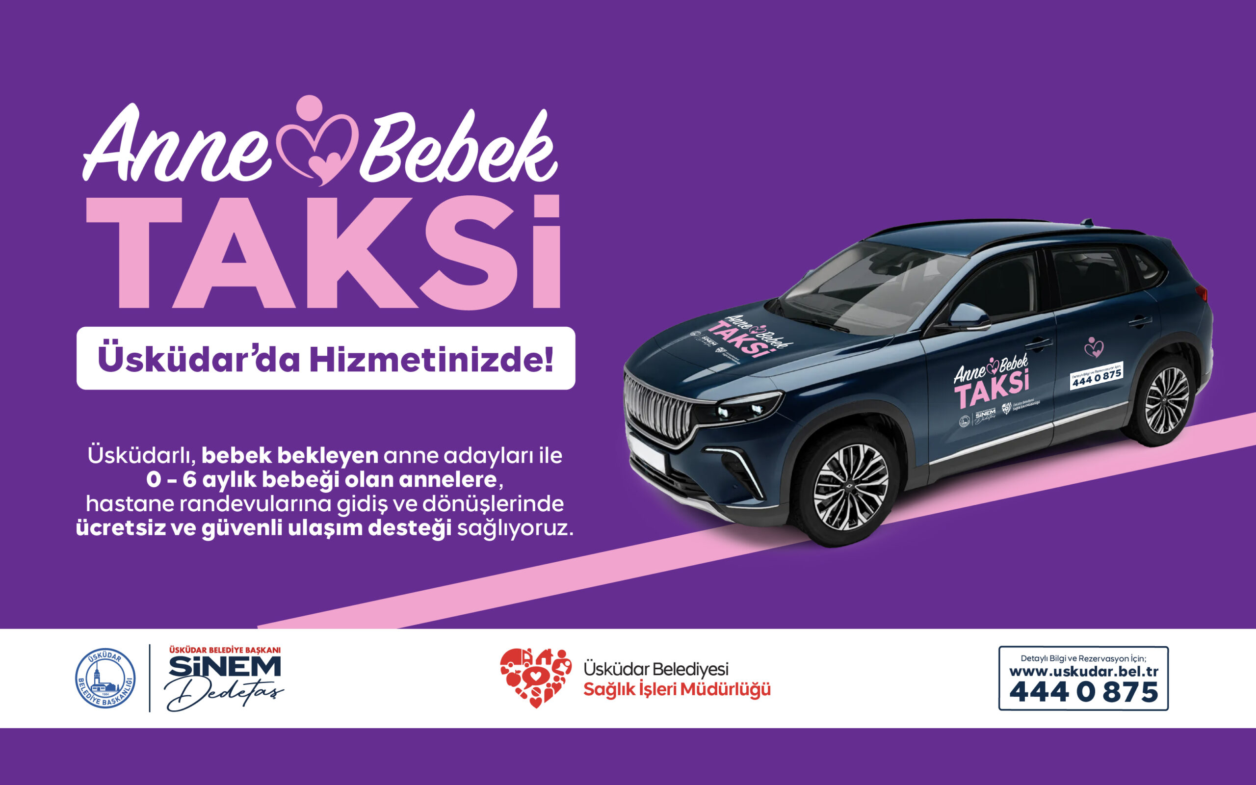 Üsküdar Belediyesi'nden Yeni Hizmet: Anne-Bebek Taksi