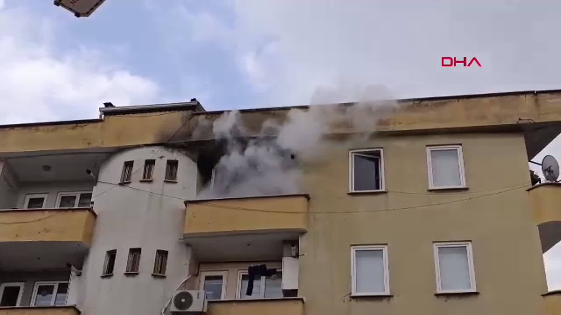 Bursa'da İftar Hazırlığında Yangın Paniği