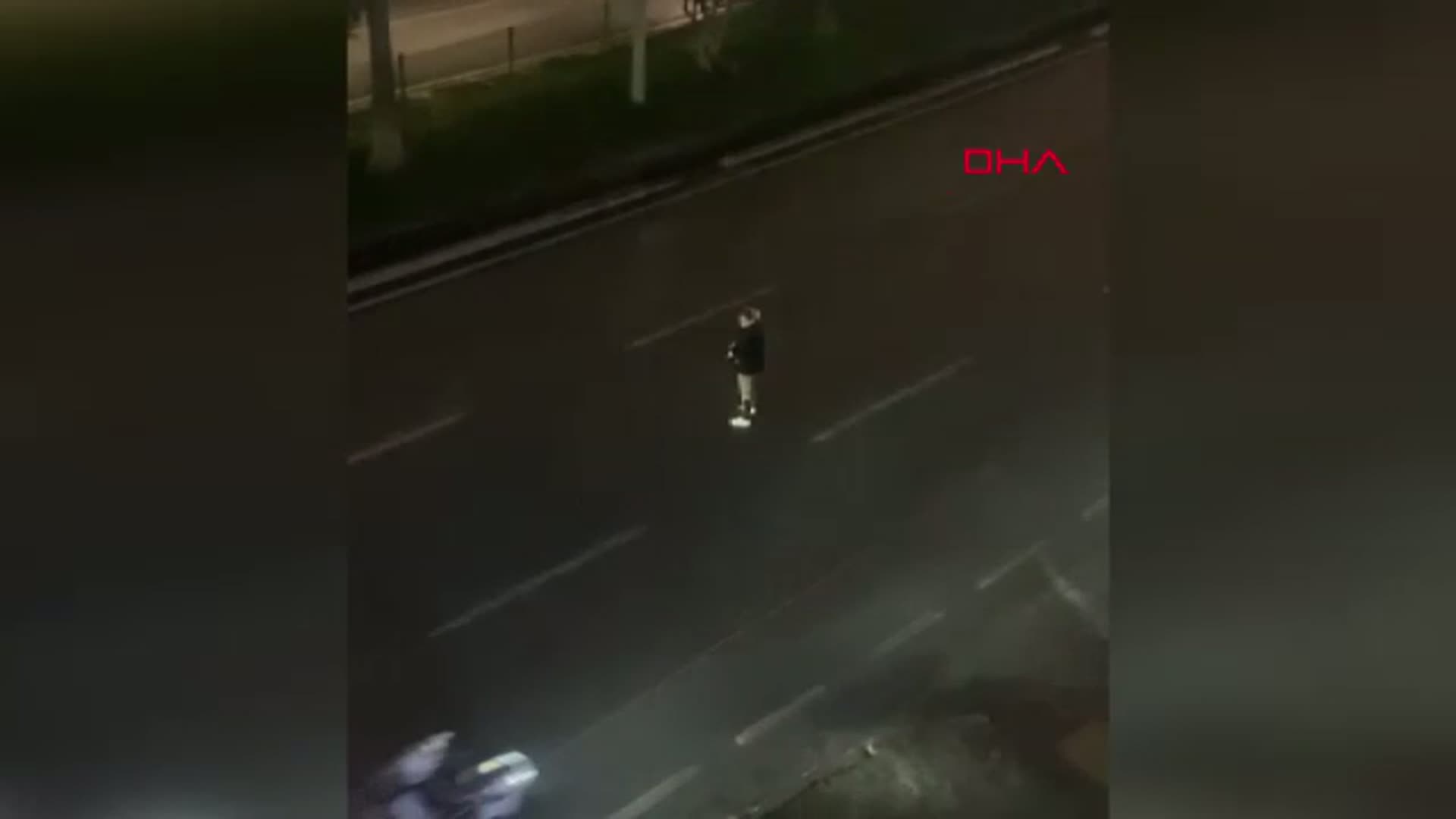 Antalya'da Sürücülere Zor Anlar Yaşatan Olay