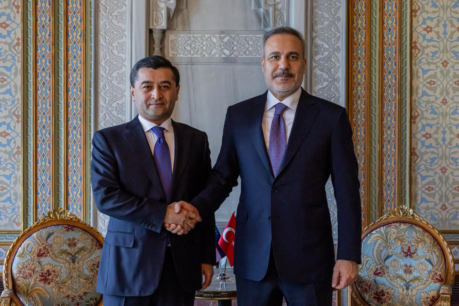 Hakan Fidan ve Özbekistan Dışişleri Bakanı Saidov'un Önemli Görüşmesi