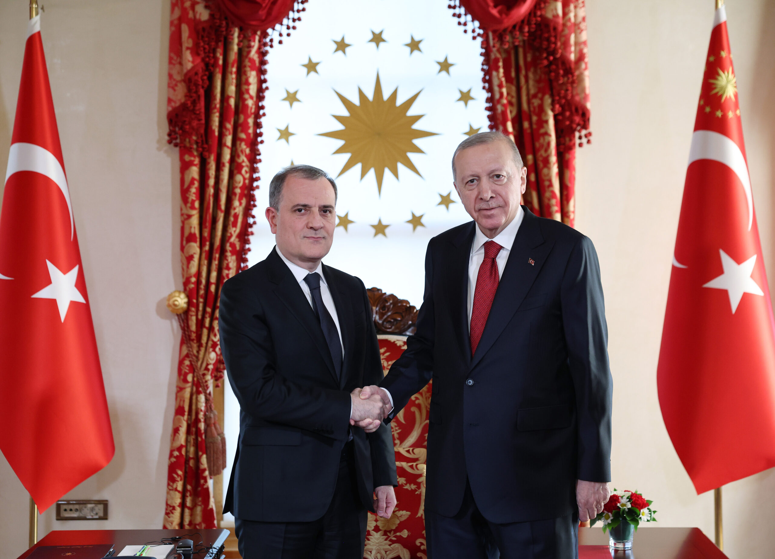 Cumhurbaşkanı Erdoğan, Türk Devletleri Teşkilatı Heyetini Ağırladı