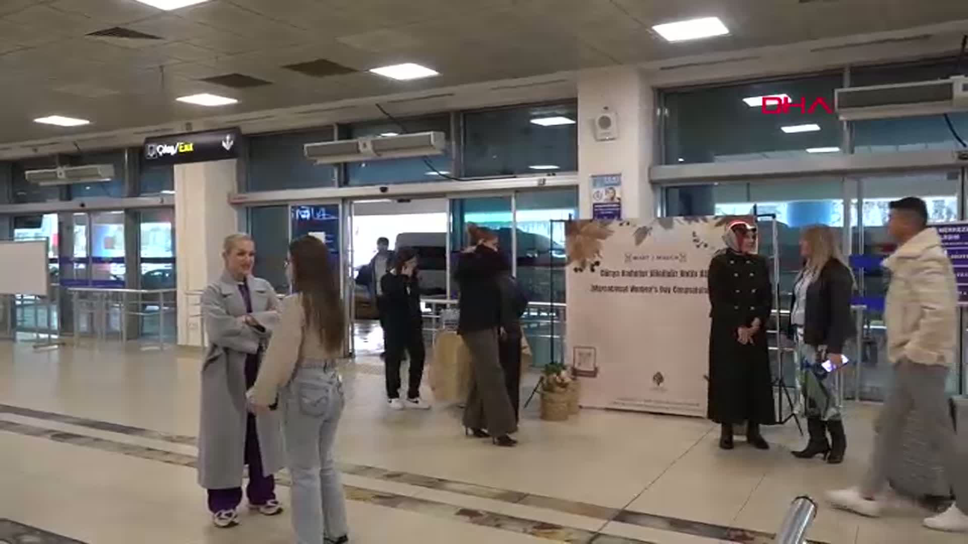 Trabzon’da Kadınlar Günü'nde Fidan Sürprizi