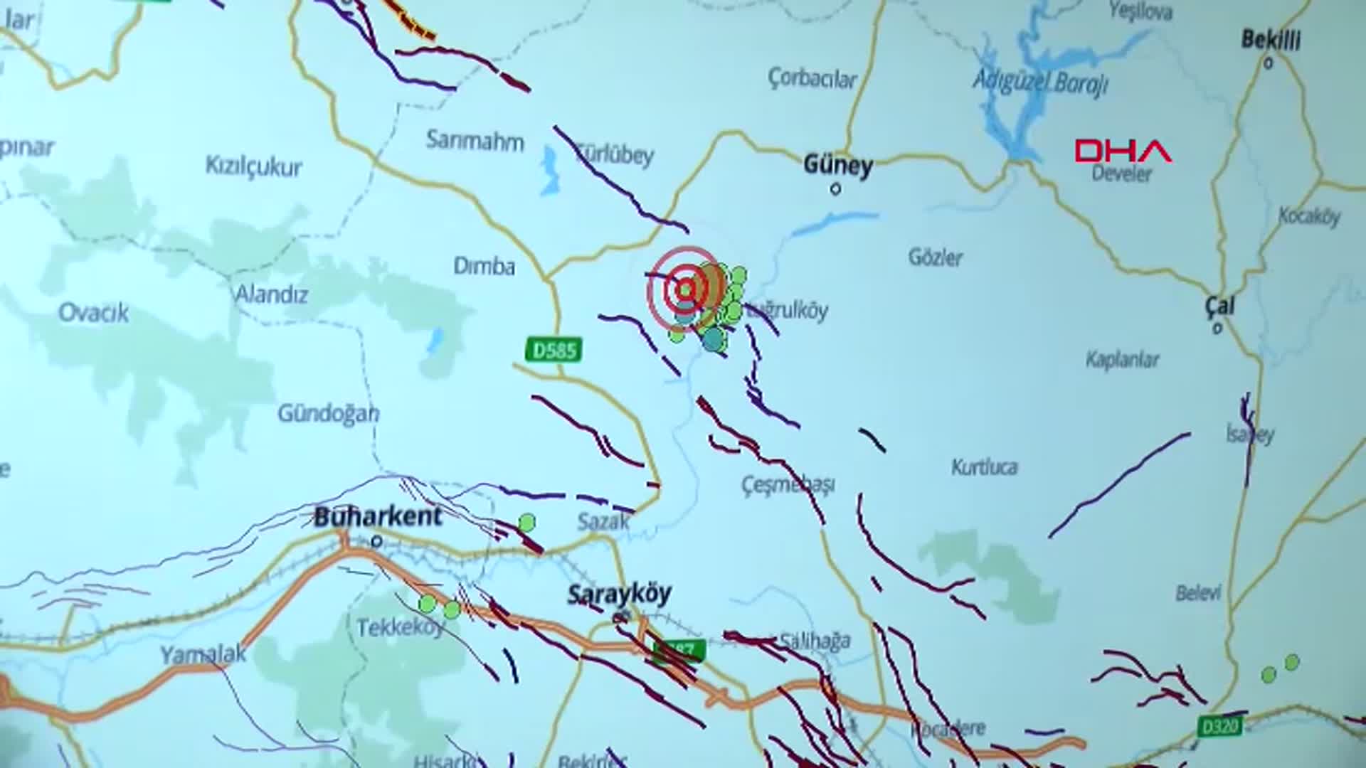 Denizli-Buldan'da 5.1 Büyüklüğünde Deprem Gerçekleşti