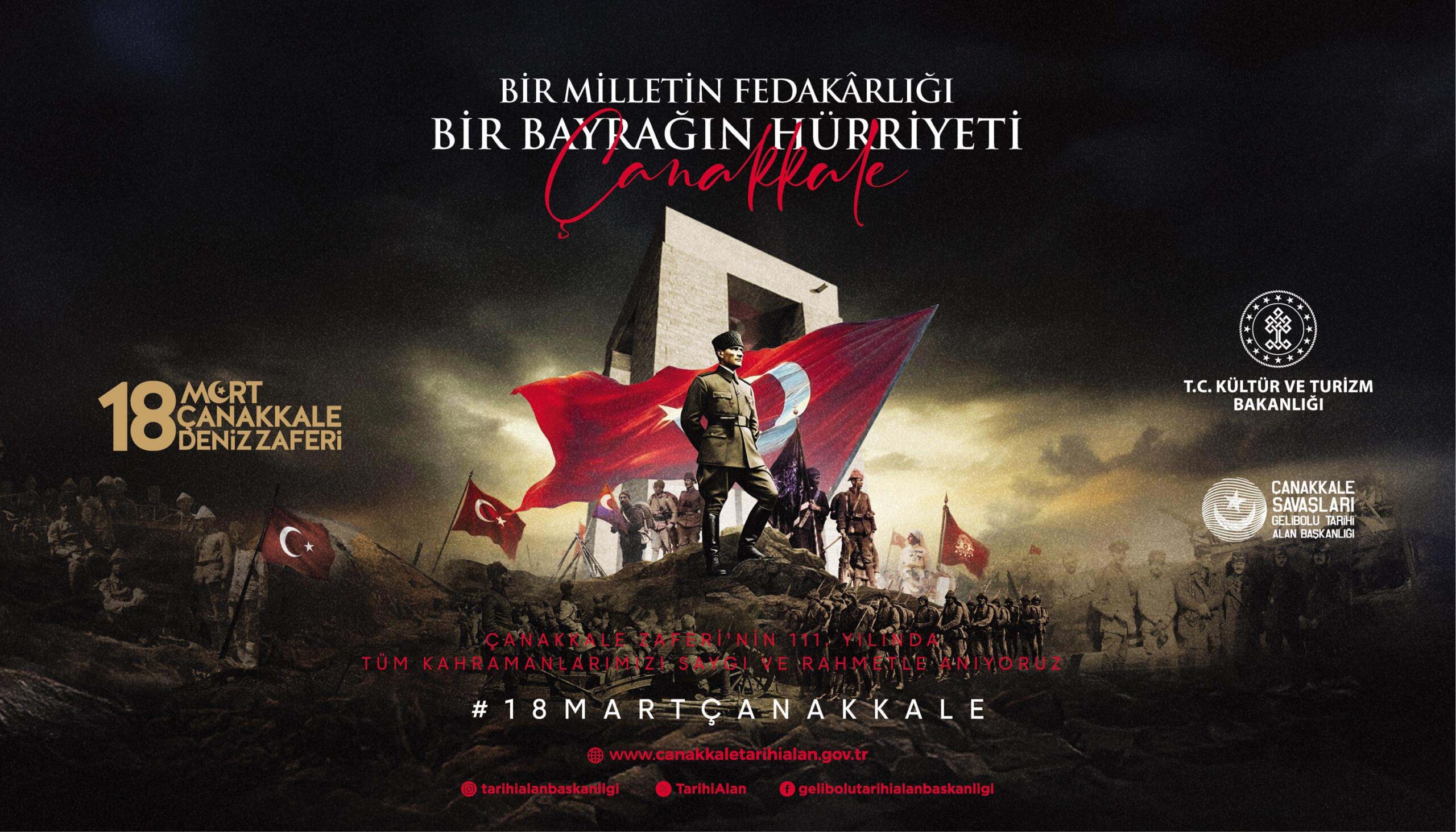 Çanakkale Deniz Zaferi 111. Yılı: 'Bir Milletin Fedakarlığı, Bir Bayrağın Hürriyeti' Teması ile Anılacak
