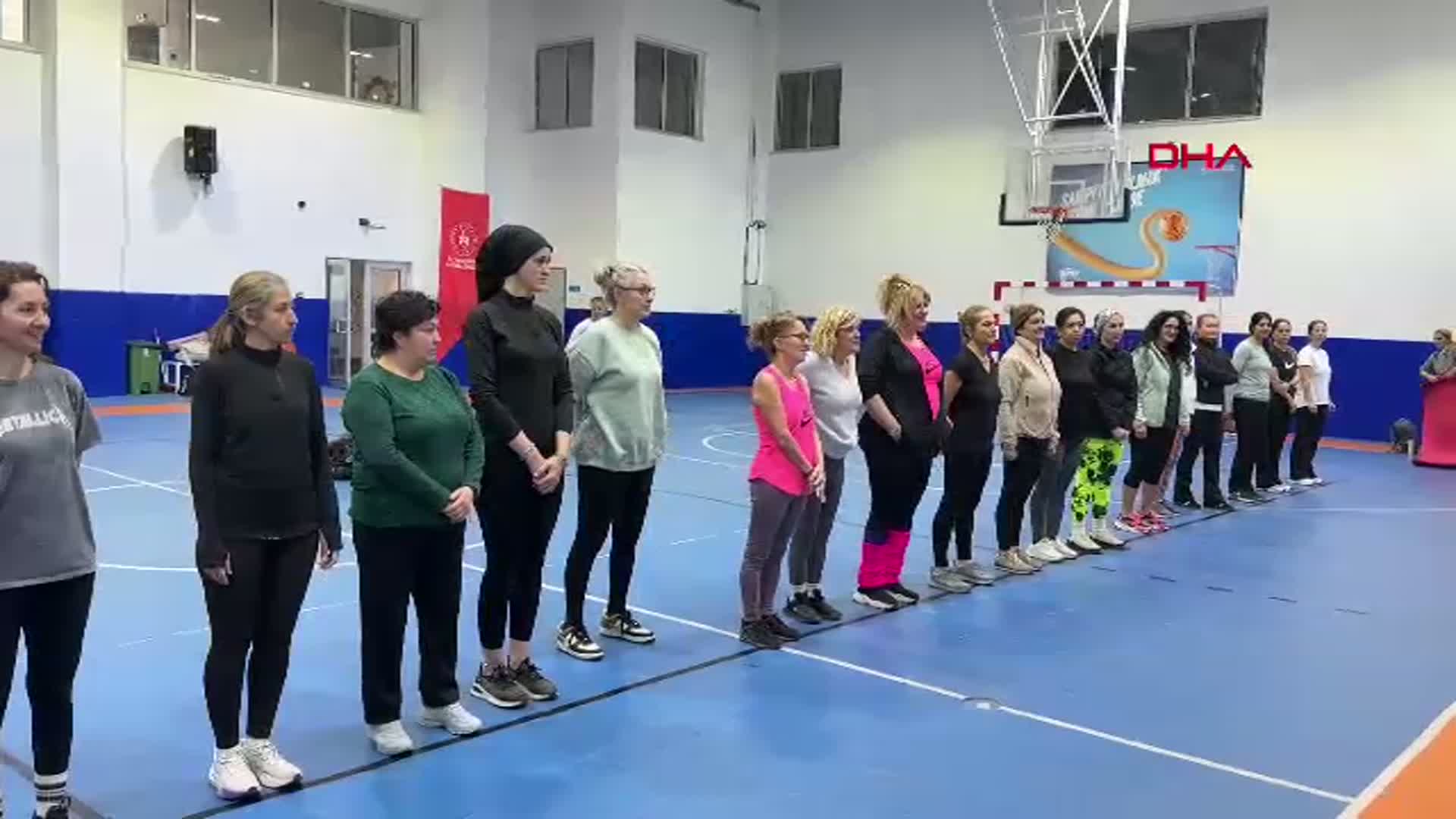 Bodrum'da Kadınlara Özel Savunma Eğitimi ve Pilates Etkinliği
