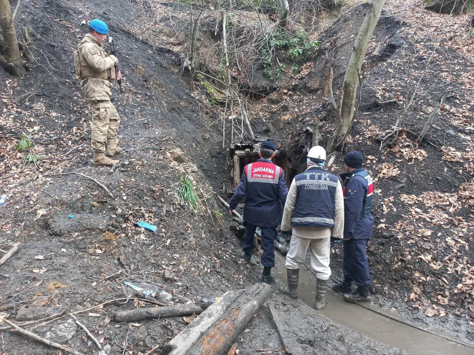 Zonguldak'ta Kaçak Maden Ocakları İmha Edildi