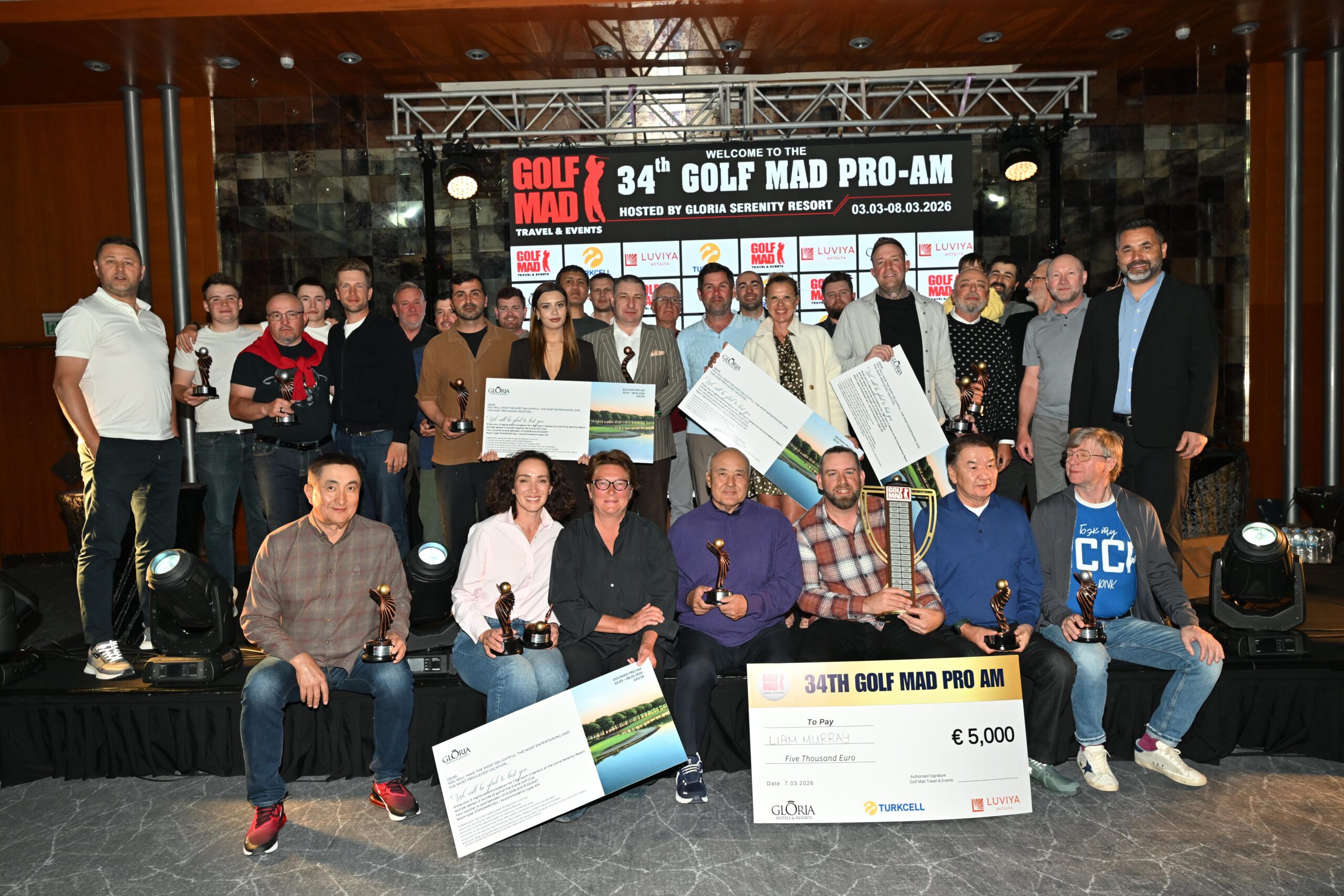 Golf Mad Pro-Am Turnuvası'nda Şampiyon Liam Murray