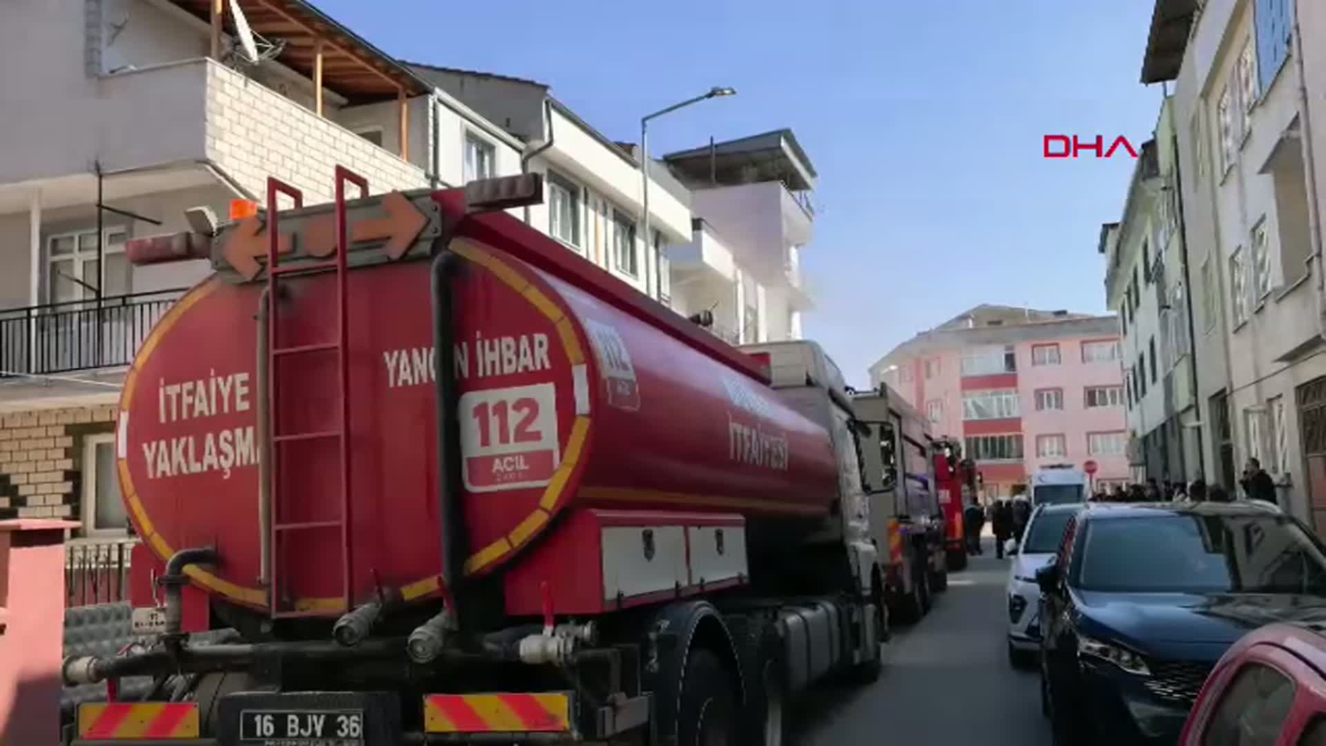Bursa'da Unutulan Yemek Yangın Çıkardı