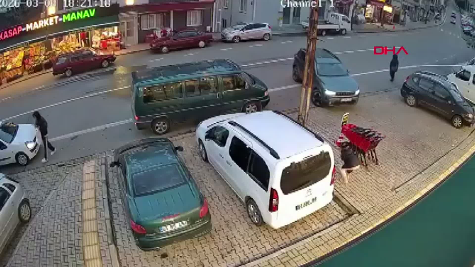Trabzon'da Otomobilin Çarptığı Yaya Ağır Yaralandı