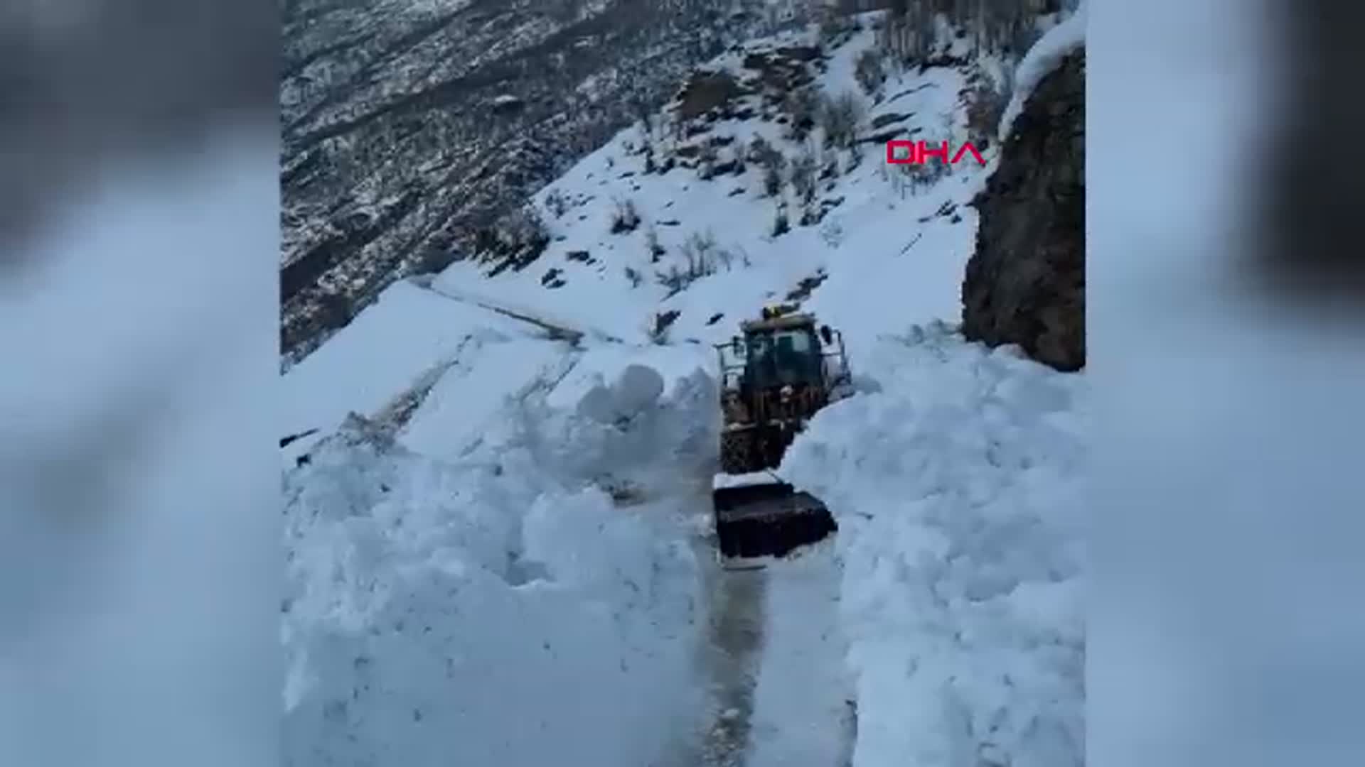 Bitlis'te Çığ Tehlikesi: Karbastı Köy Yolu Kapandı