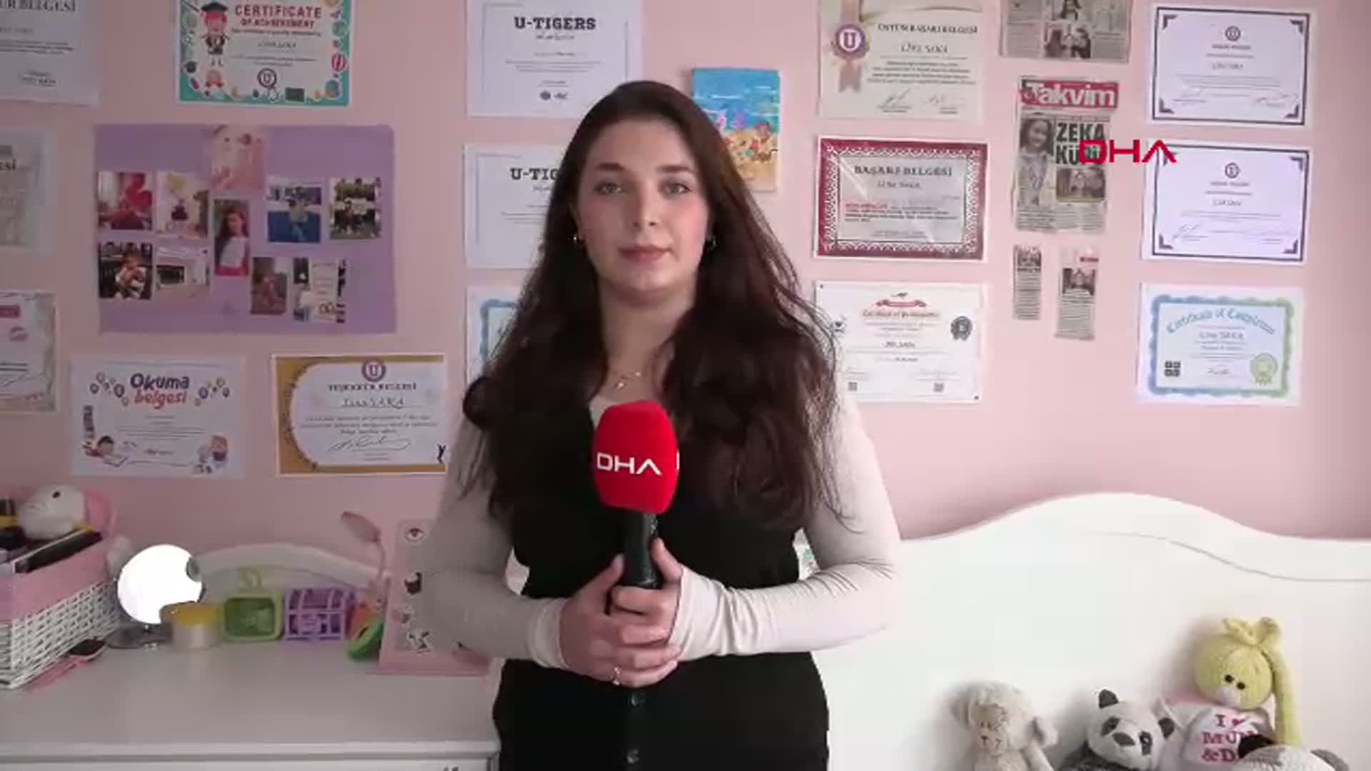 Trabzonlu 10 Yaşındaki Lina, Matematikte Dünya Birincisi Oldu
