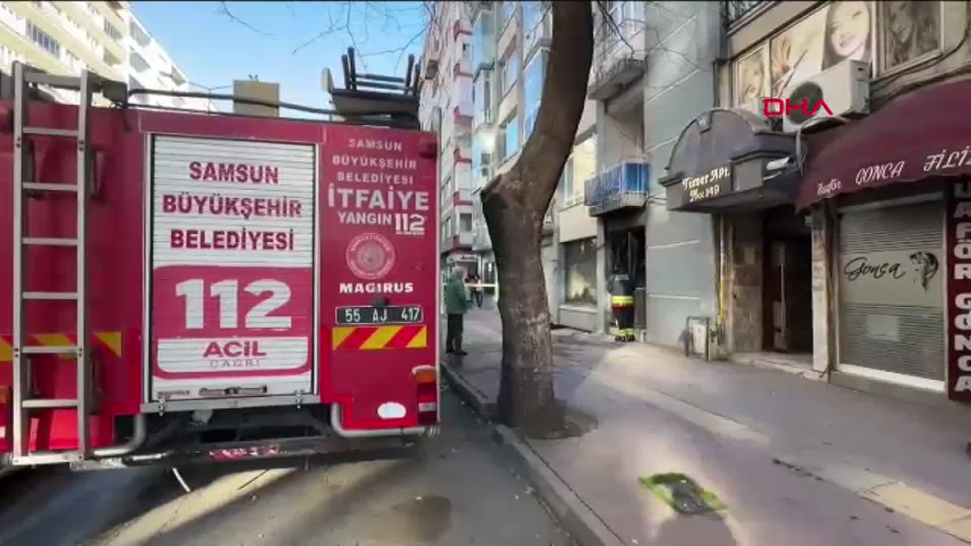 Samsun'da Tartışma Sonrası Ev Yangını