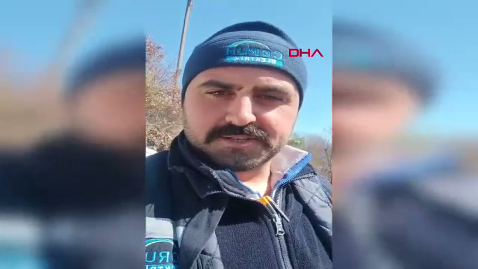 Artvin'de Elektrik Direğindeki Kedi Kurtarıldı