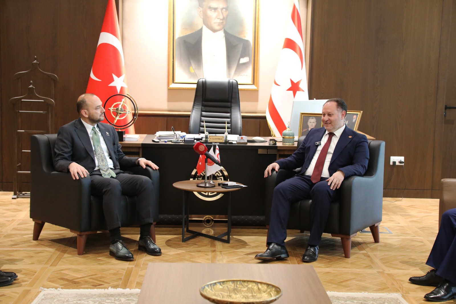 KKTC Cumhuriyet Meclisi Başkanı Ziya Öztürkler, MÜSİAD Heyetini Ağırladı