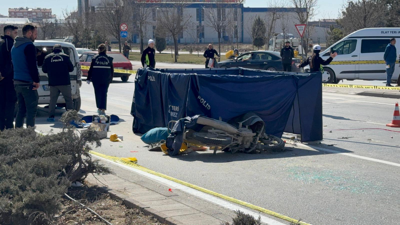 Konya'da Kurye Kazası: Motosikletli Samet Cingöz Hayatını Kaybetti