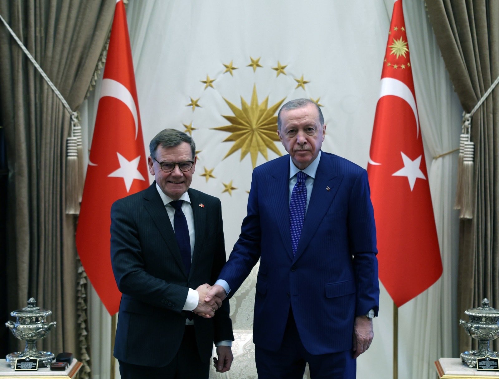 Cumhurbaşkanı Erdoğan, Almanya'nın Dışişleri Bakanı Johann Wadephul'u Ağırladı