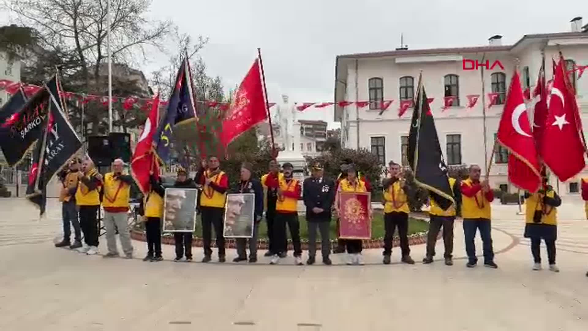 57'nci Alay Vefa Yürüyüşü Tekirdağ'dan Çanakkale'ye Uğurlandı