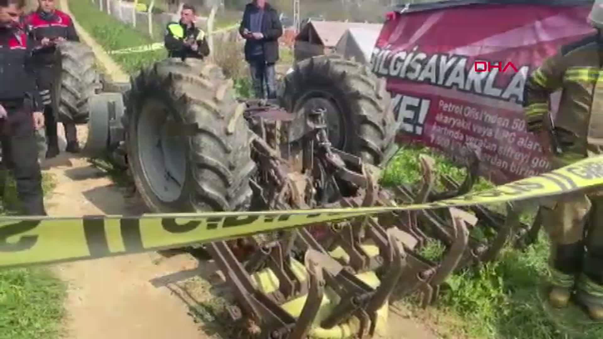 Bursa'da Devrilen Traktörün Altında Kalan Sürücü Hayatını Kaybetti