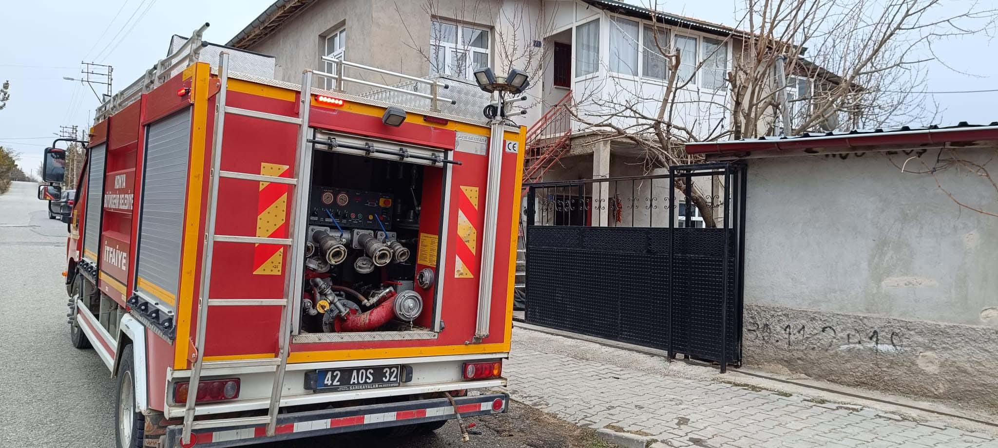 Beyşehir'de Bacadan Çıkan Yangın, Bir Kadının Hayatını Kaybetmesine Neden Oldu