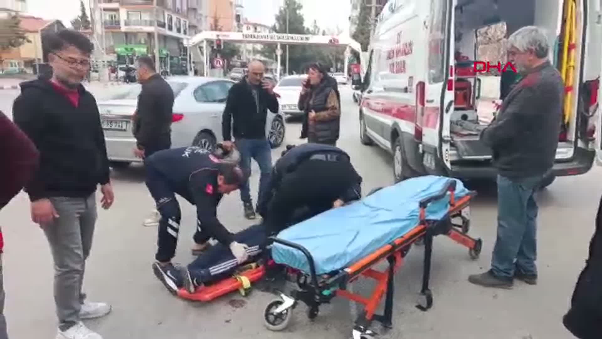 Burdur'da Motosiklet Kazası: Sürücü Yaralandı