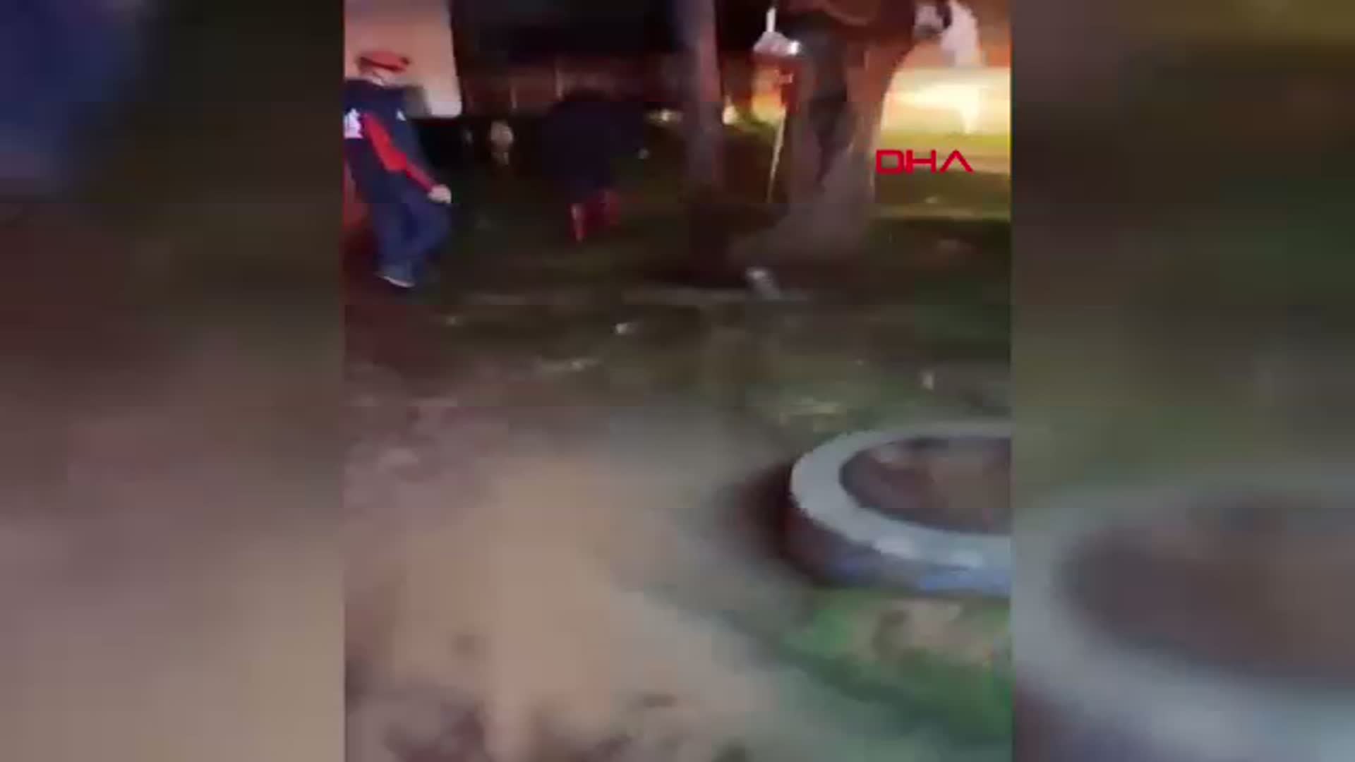 Bingöl'de Sağanak Yağış Sonrası Kepçelerle Kurtarılan Keçiler