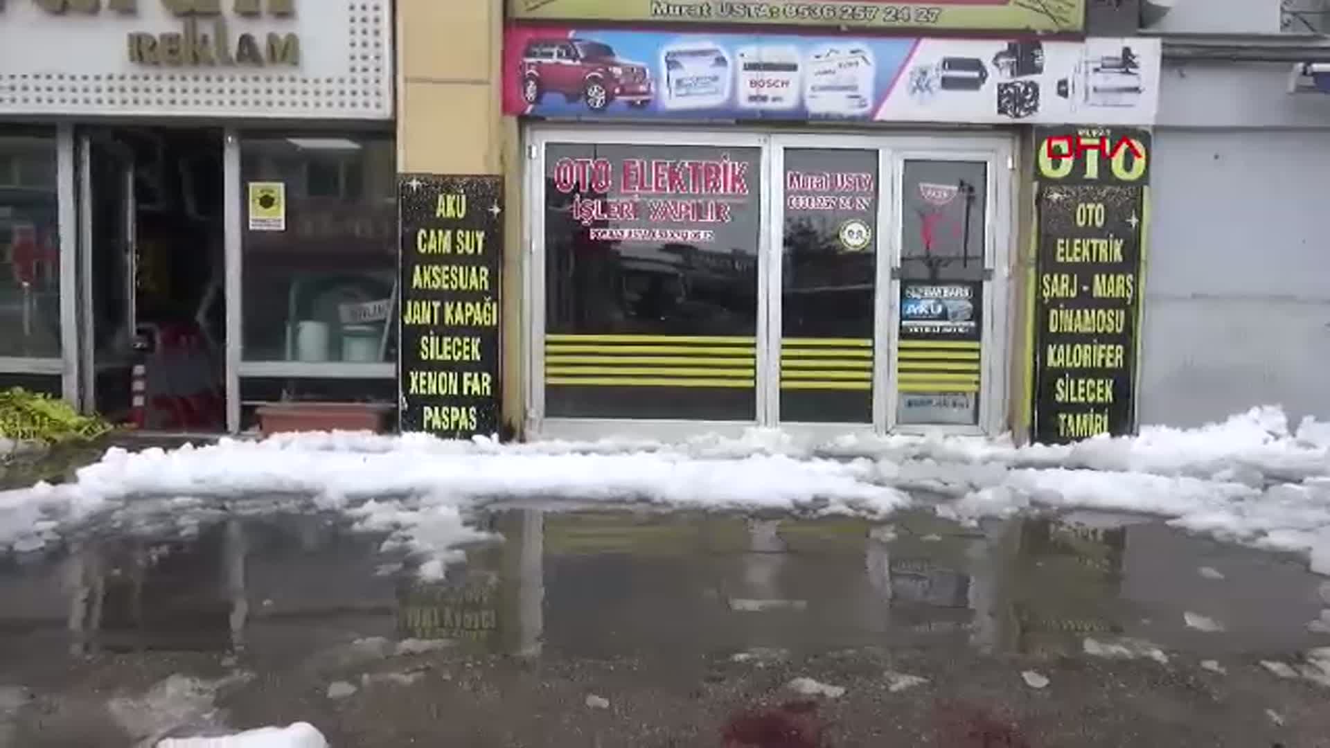 Erzurum'da Buz Kütlesi Düşmesi: Bir Kişi Ağır Yaralandı