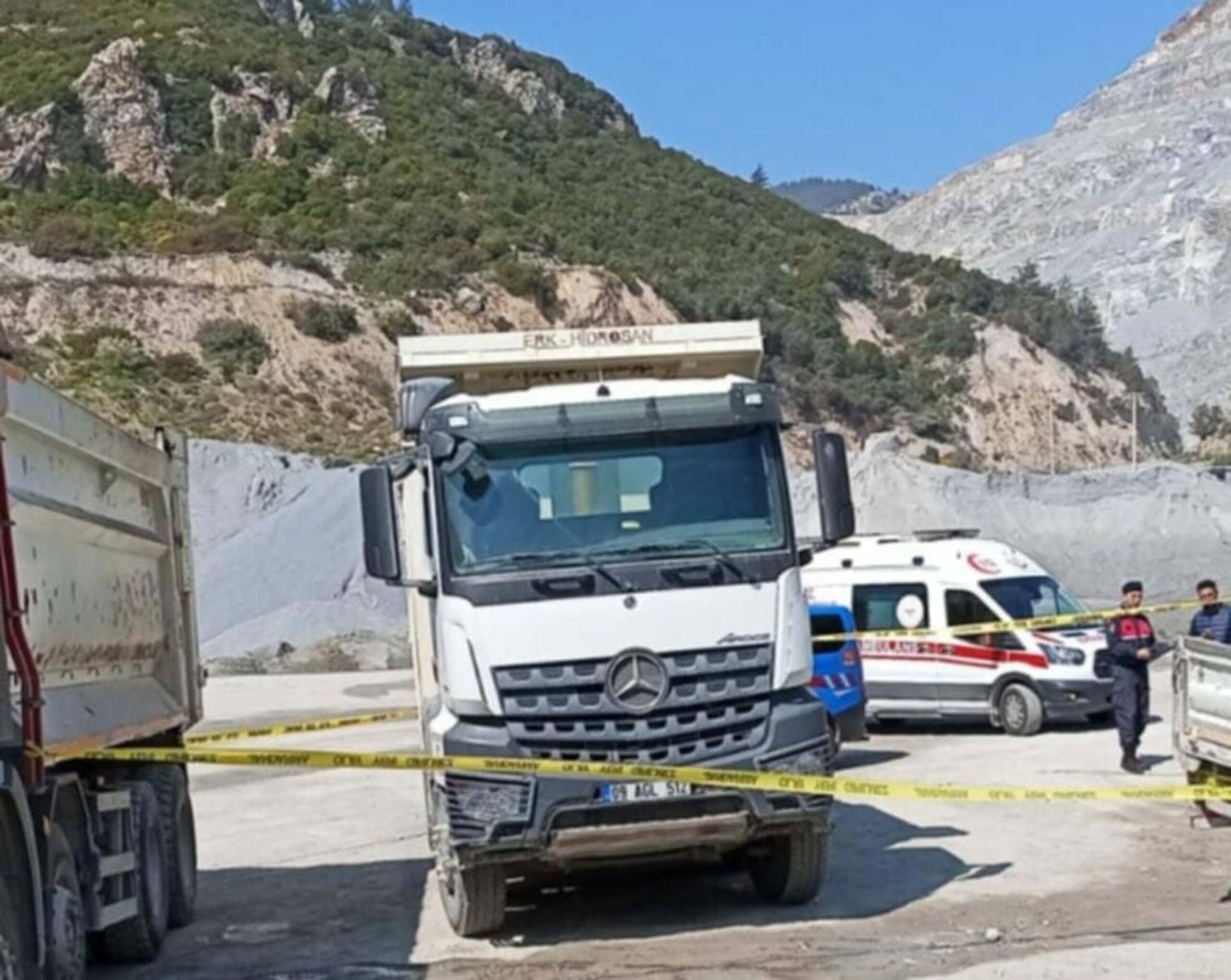 Söke'de Maden Ocağı Şantiyesinde TIR Çarpması Sonucu Bir Çalışan Hayatını Kaybetti