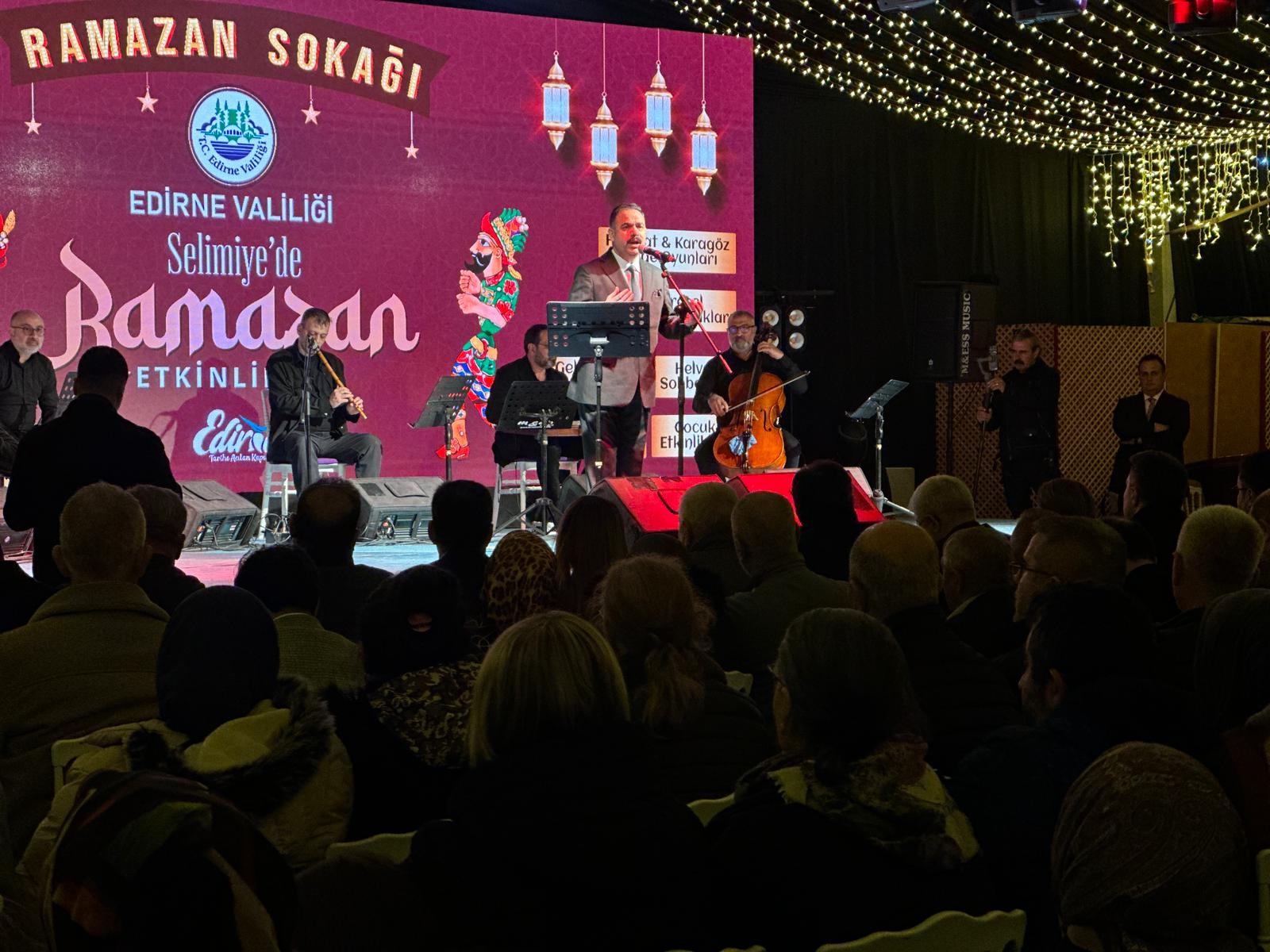Selimiye'nin Gölgesinde Ramazan Sokağı Kapanışını Gerçekleştirdi