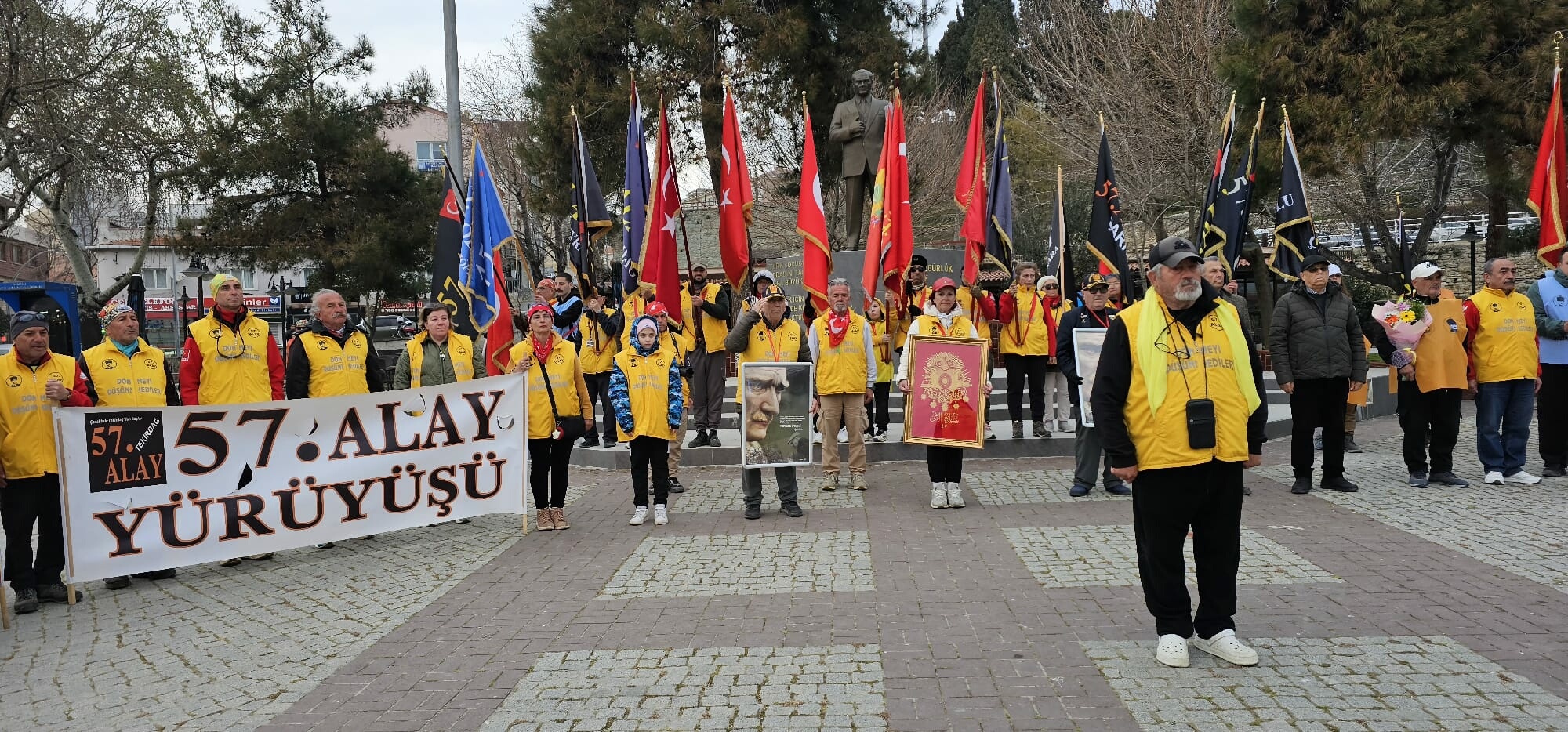 57'nci Alay Korteji Gelibolu'ya Ulaştı