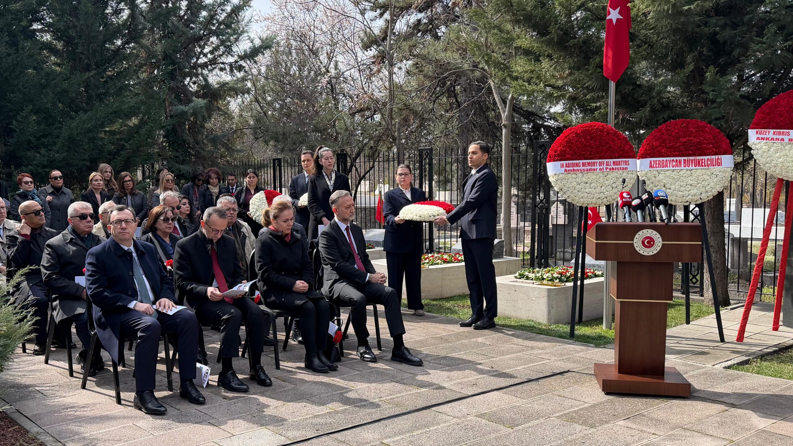 Şehit Diplomatlar İçin Anma Töreni Gerçekleştirildi