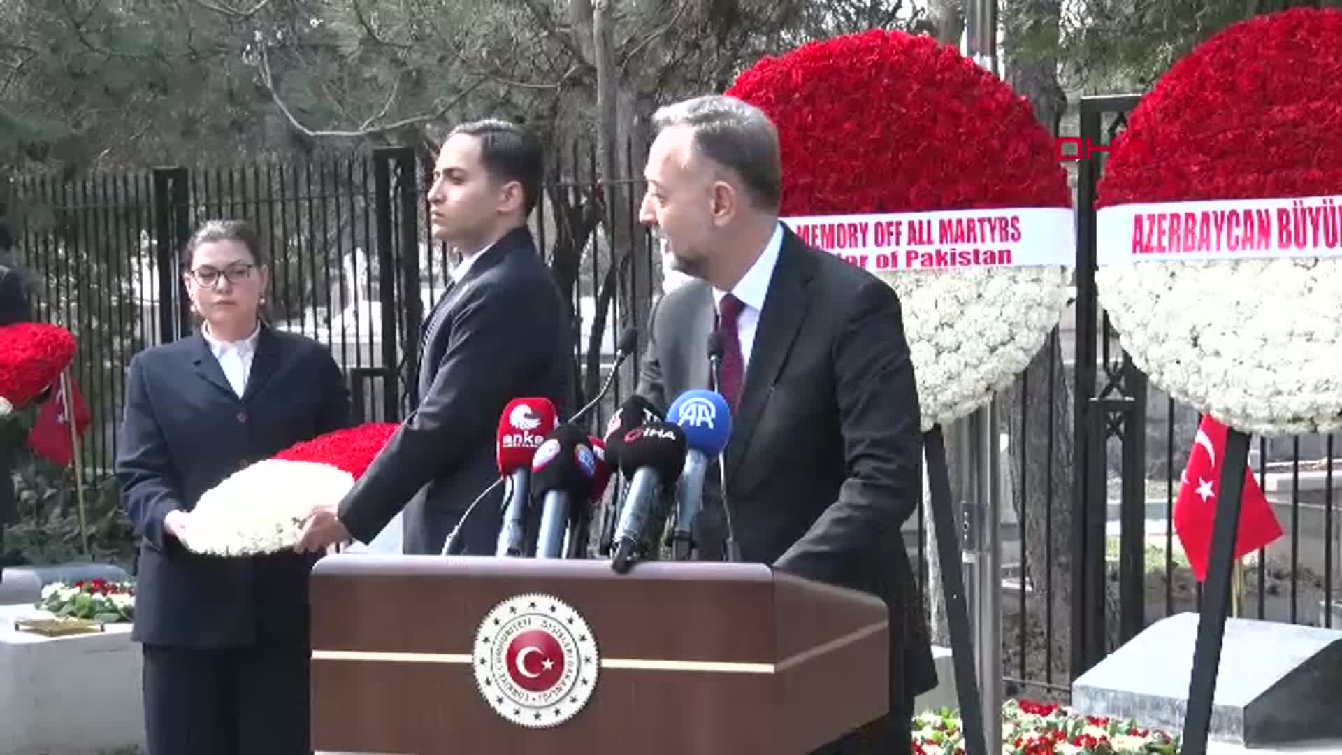 Ankara'da Şehit Diplomatlar İçin Anma Töreni Düzenlendi
