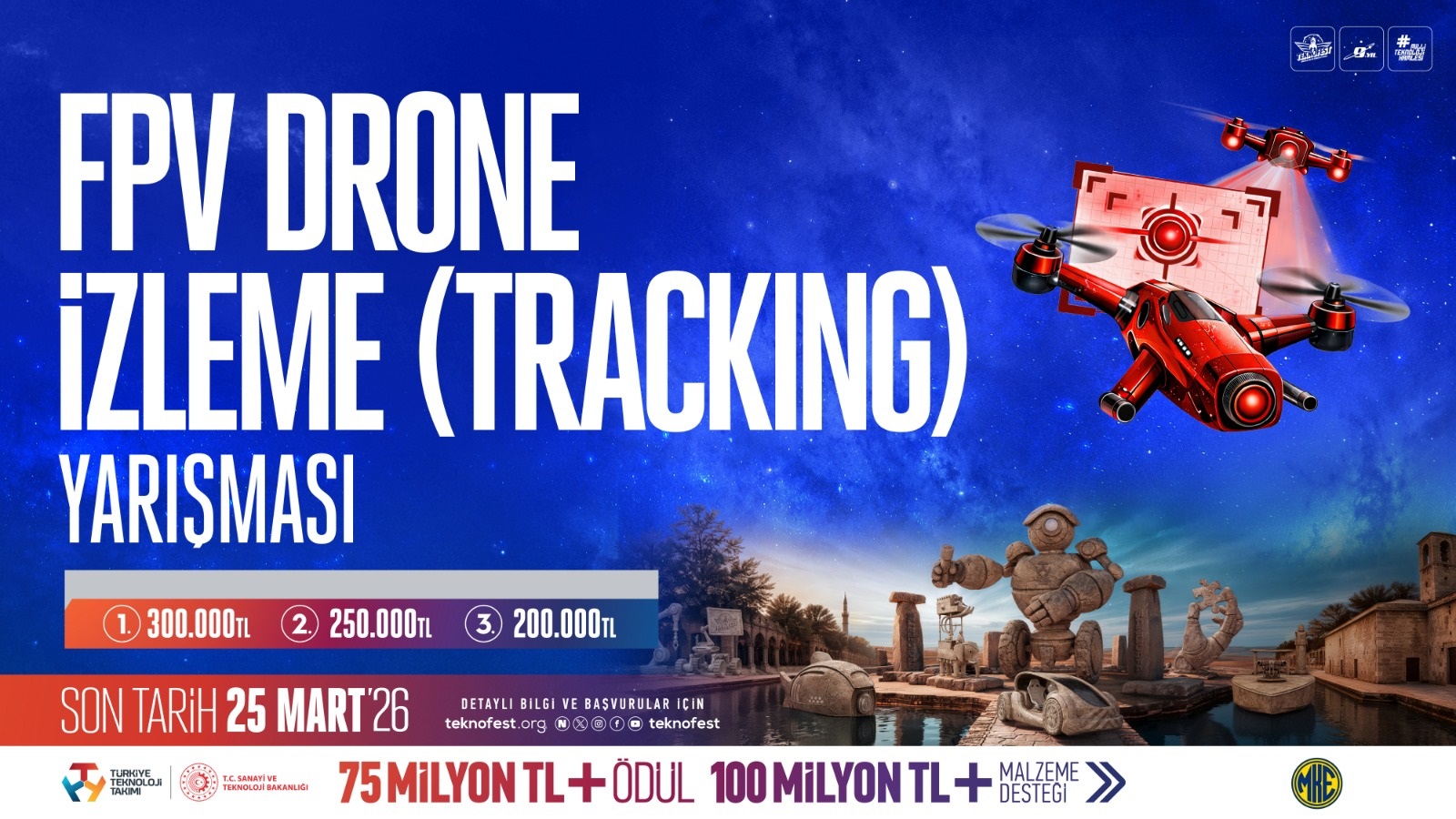 FPV Drone İzleme Yarışması için Son Başvuru 25 Mart