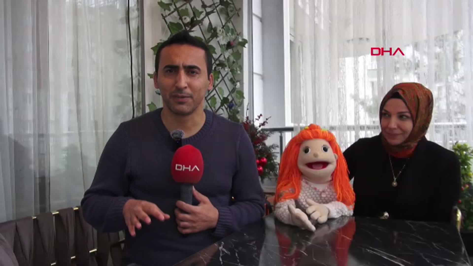 Batman'da Öğretmen Hasret Ekmen, 'Tarçın' Kuklası ile Çocukları Eğlendiriyor