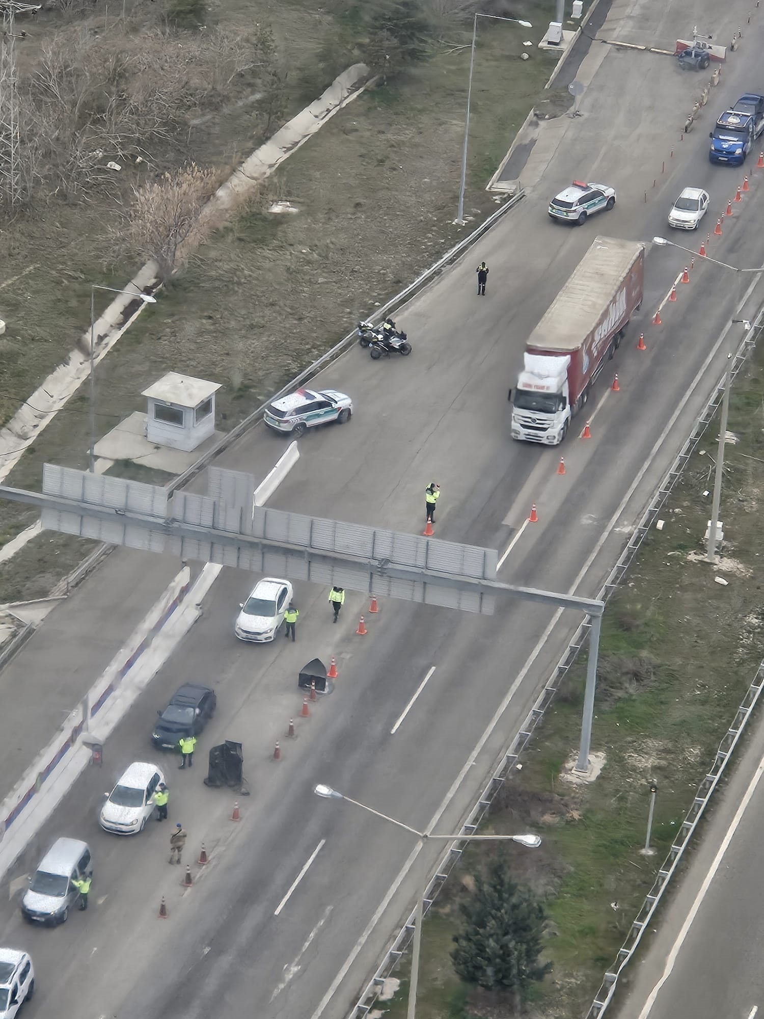Ankara'da Helikopterli Trafik Denetimi Ramazan Bayramı Öncesi Yapıldı