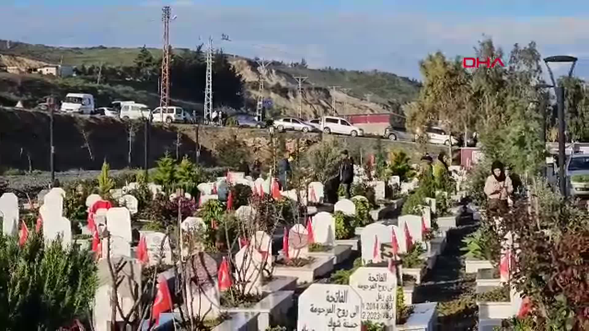 Hatay'da Ramazan Bayramı'nda Deprem Şehitliği Ziyareti